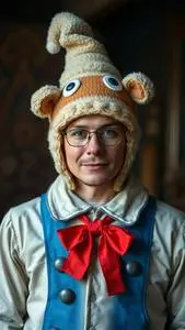 Noddy Fancy Dress Adult face swap