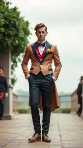 Non Traditional Prom Outfit Guy face swap