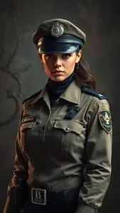 Officer Anita Bribe Costume face swap