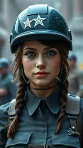 Officer Jenny Outfit Costume face swap