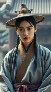 Old Korean Outfit face swap