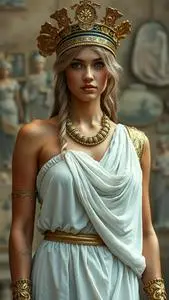 Greek Goddess Fancy Dress Costume face swap