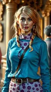 Hannah Montana Costume Woman face swap