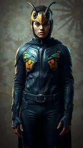 Hawk Moth Costume face swap