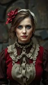 Helen Keller Woman Costume face swap