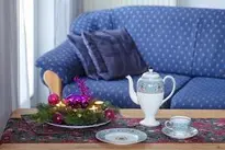 Sofa, Advent, Candle, Wedgwood, Violet wallpaper