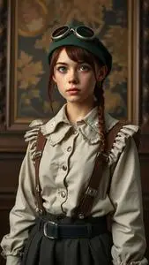 Infant Trinians Outfit face swap