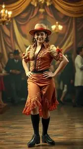 Jive Dance Attire face swap
