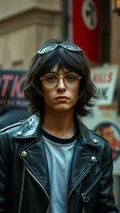 Joey Ramone Costume face swap