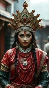 Kali Mata Costume face swap