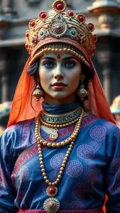 Kalika Mata Fancy Dress face swap