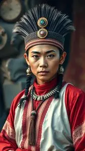 Kalinga Traditional Costume face swap