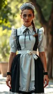 Actual French Maid Costume face swap