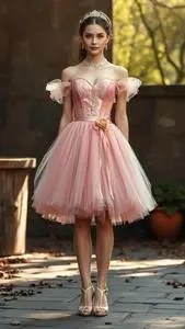 green emerald velvet dress Sundew Romantic Princesscore Pearl Decorated Spring Fairy Dress main image 1
