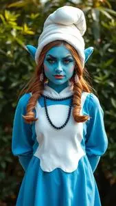 Smurf Fancy Dress Costume Face Swap, Costumes...