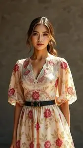 Woman Gorgeous Outfit Dress face swap