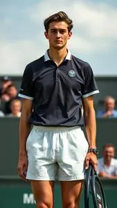Wimbledon Tennis Outfit face swap