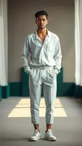 Wimbledon White Outfit face swap