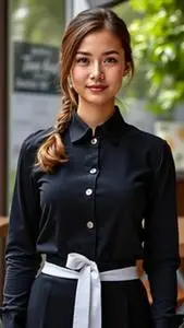 waitress dress black ShapeSolverSport Women's Sport Swim Dress