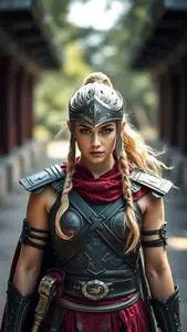 Warrior Xena Costume face swap