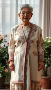 Wedding Attire Grandparents face swap