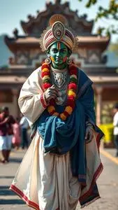 Sri Krishna Costume face swap