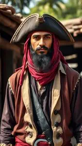 Somali Pirate Costume face swap