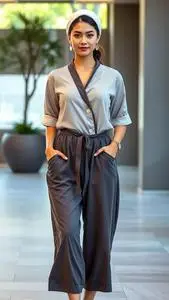 Spa Outfit Woman face swap