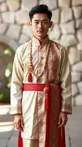 Oron Traditional Marriage Outfit face swap
