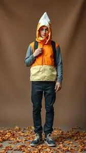 Pastease Candy Corn Costume Pasties face swap