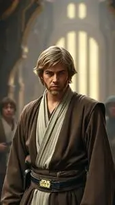 Return Jedi Luke Costume face swap