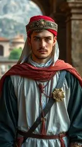 Rome Italy National Costume face swap