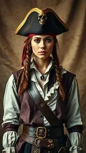 Sassy Pirate Costume face swap