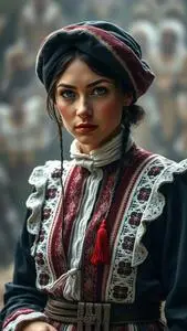 Serbian Traditional Costume face swap
