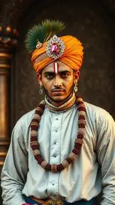 Shri Krishna Male Fancy Dress face swap