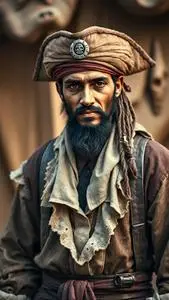Somali Pirate Costume face swap