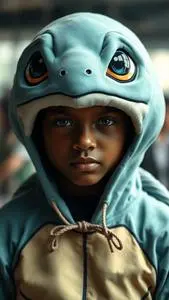 Squirtle Costume face swap