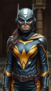 Superheroine Costume face swap