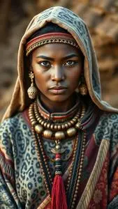 Swazi Attire Woman Costume face swap