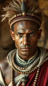 Swazi Male Traditional Attire face swap