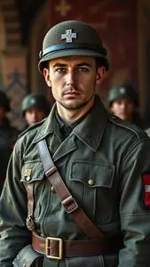 Swiss Army Outfit face swap
