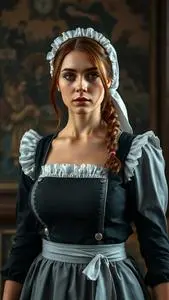 Swiss Maid Costume face swap
