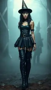 Thigh High Boots Birthday Outfit face swap