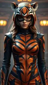 Tigress Young Justice Costume face swap