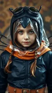 There Was Girl Who Swallowed Fly Costume face swap