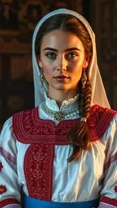 Traditional Georgian Wedding Attire face swap