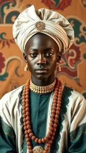 Traditional Ghanaian Wedding Attire face swap
