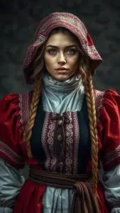 Traditional Serbian Outfit face swap