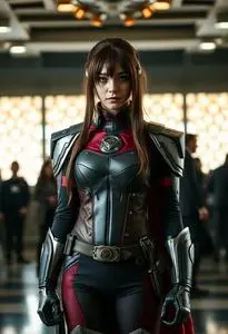 Alita Cosplay face swap