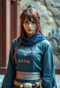 Azami Cosplay face swap
